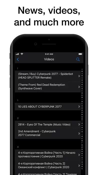 Pocket Wiki for Cyberpunk 2077