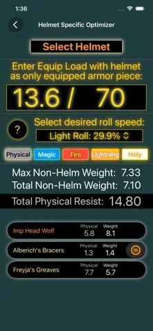 Elden Ring Armor Optimizer