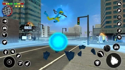 Stickman Rope Hero Spider Game
