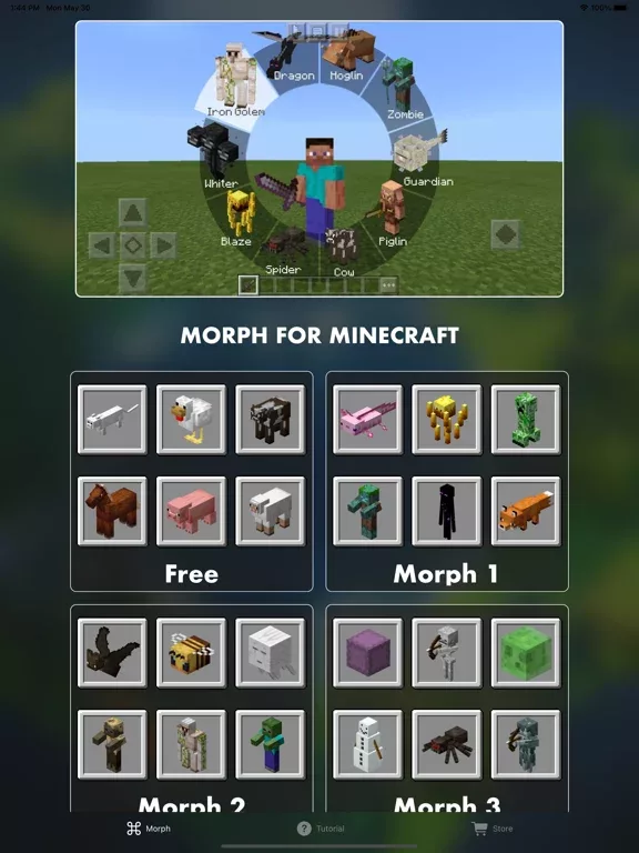 MCPE ADDONS - Morph Mods