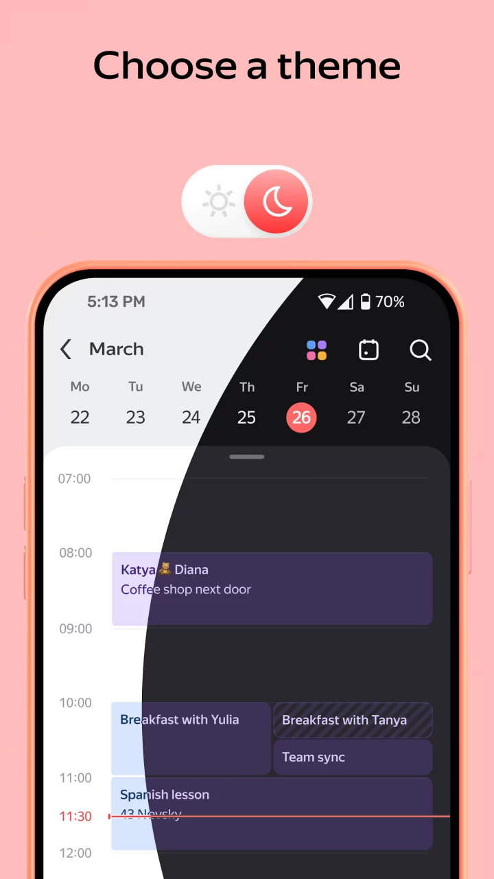 Yandex Calendar