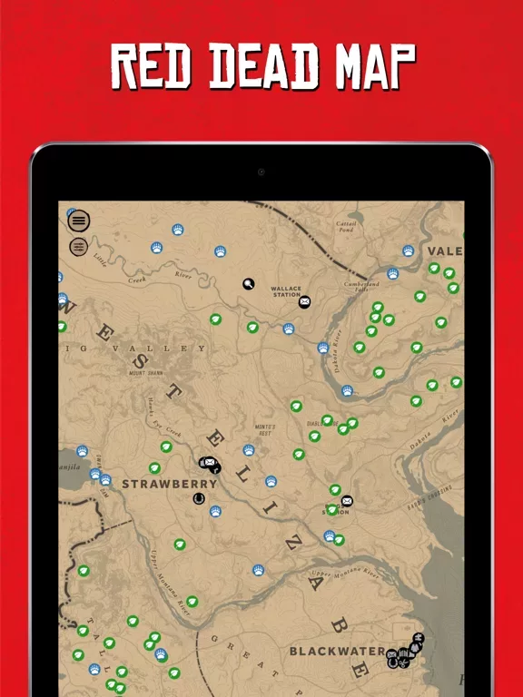 Red Dead Map & Companion
