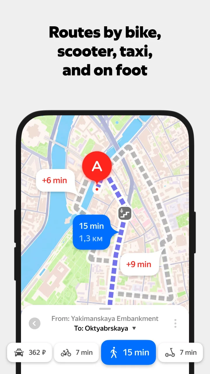 Yandex Maps and Navigator