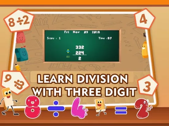 Learning Math Division Games