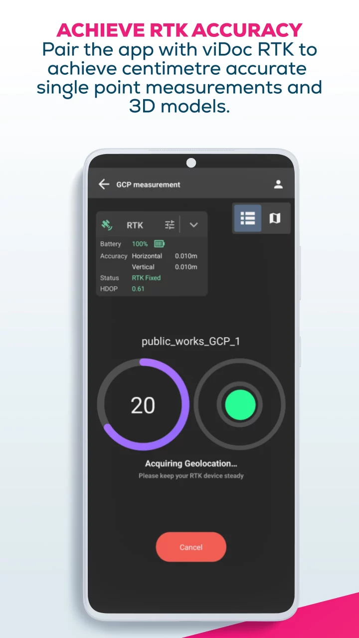 PIX4Dcatch: 3D scanner