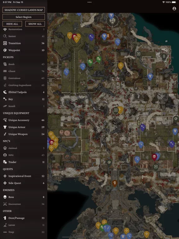 MapGenie: BG3 Map