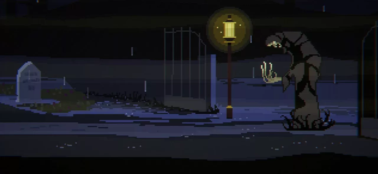 Midnight Scenes: Among Graves
