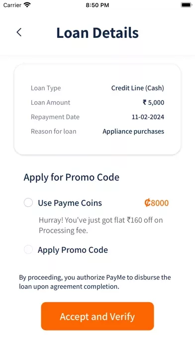 PayMe - Personal loan app