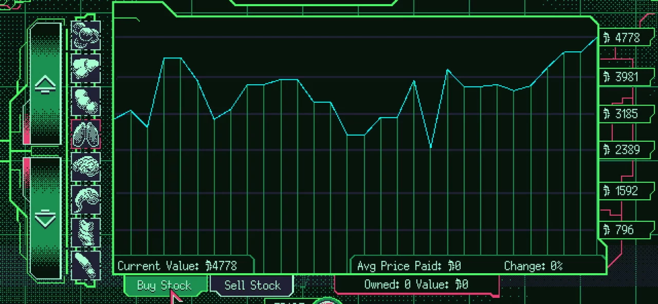 Space Warlord Organ Trading Simulator