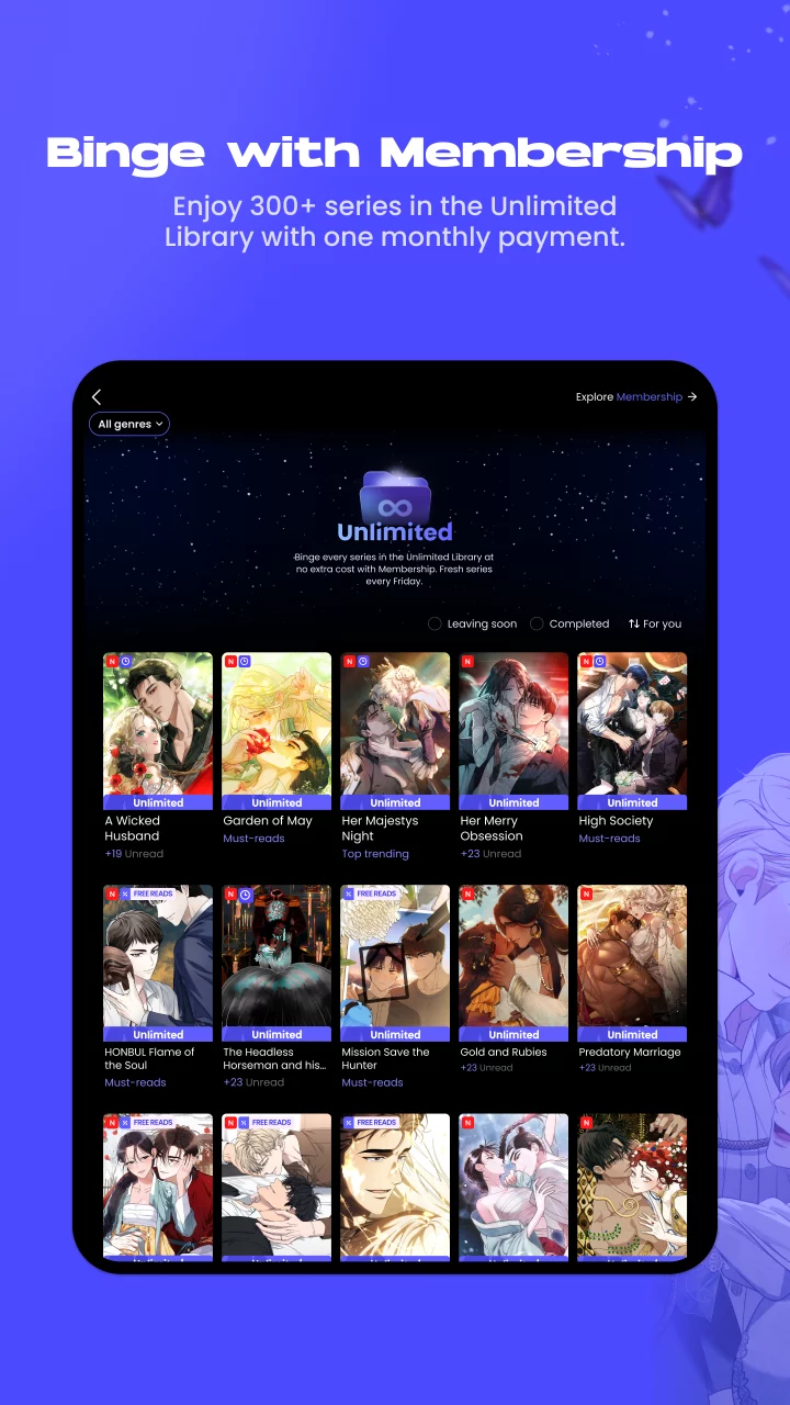 Manta - Manga, Manhwa, Novels