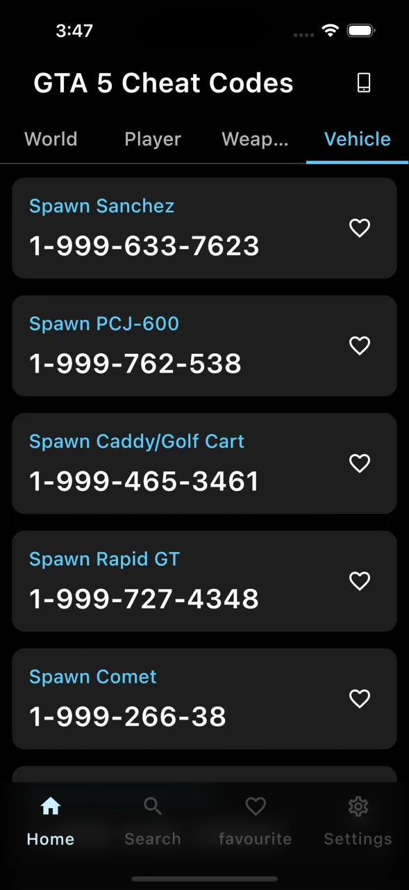 Cheat Codes for GTA Cheats Pro