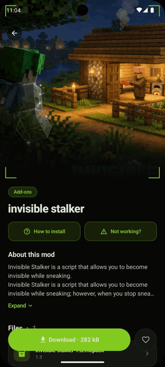 Stalker Mod for Minecraft PE