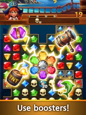 Jewels Uncharted:Match3 Puzzle