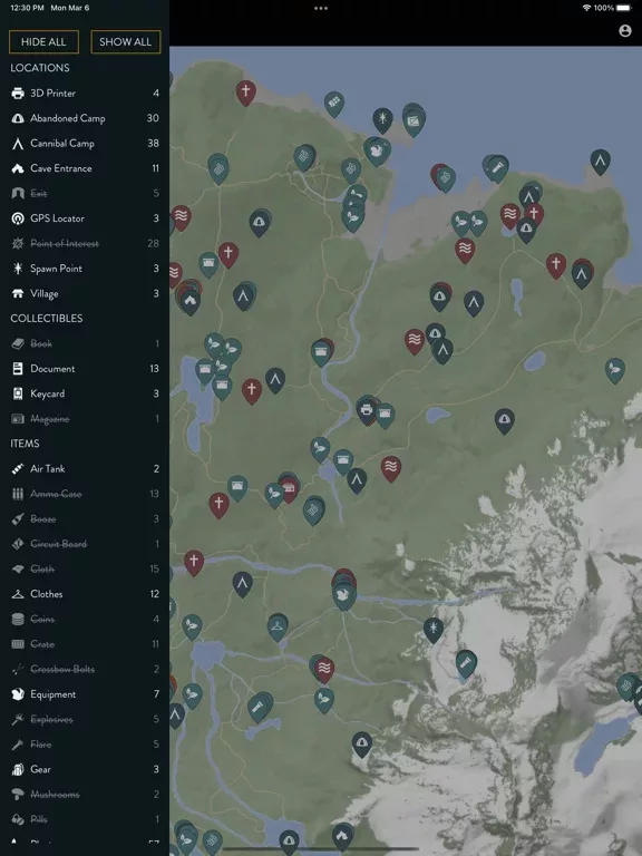 MapGenie: SOTF Map