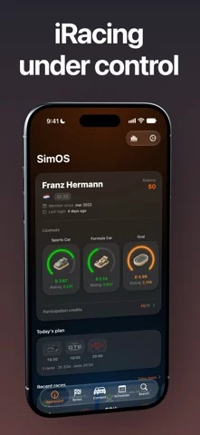 SimOS Hub - Racing Companion