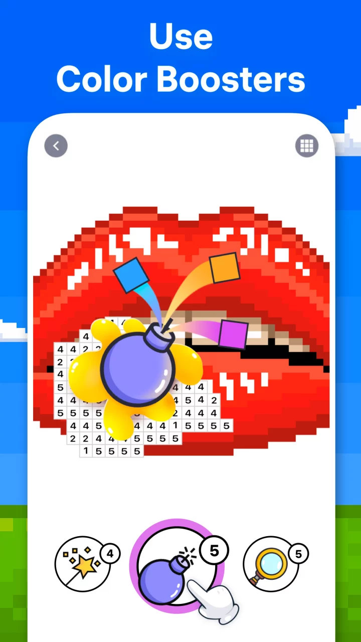 Pixel Art - Color by Number