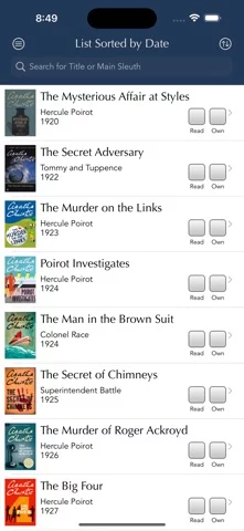 Agatha Christie Reading List