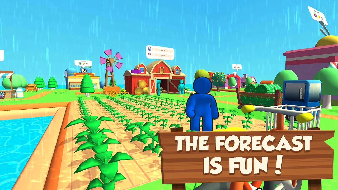 Farming cow