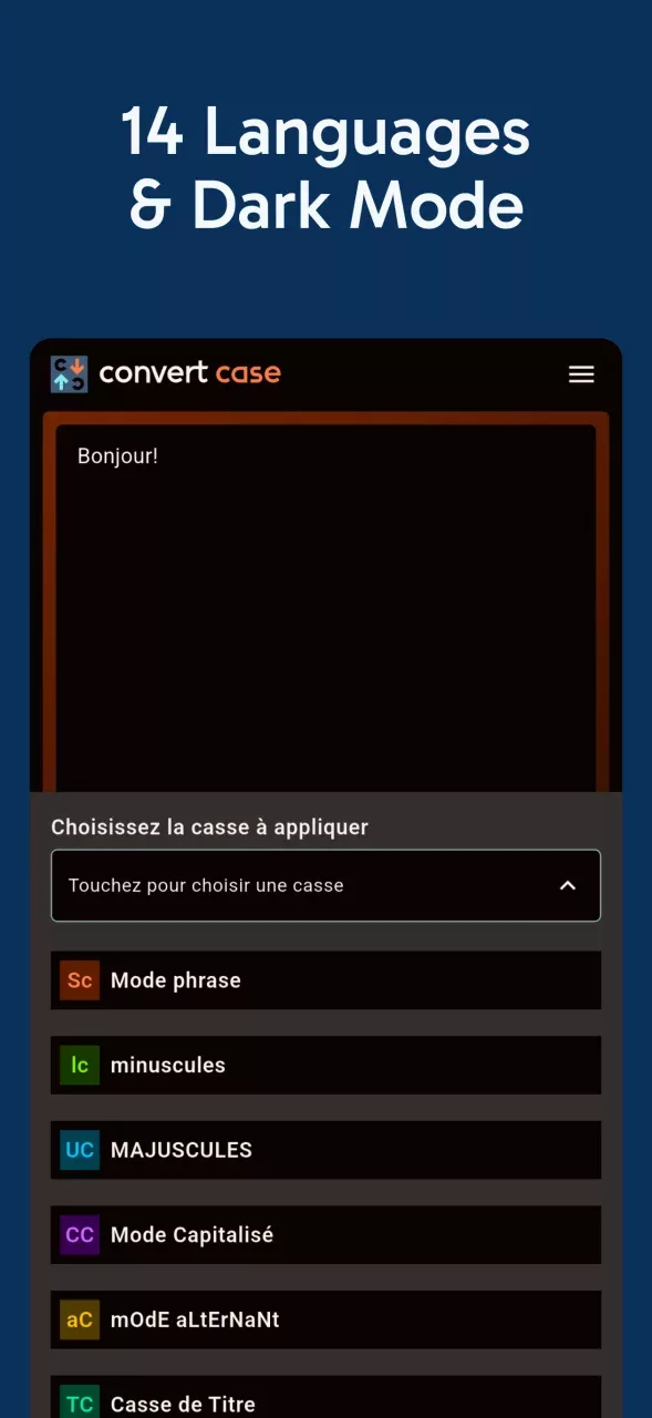 Convert Case