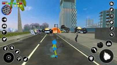 Stickman Rope Hero Spider Game