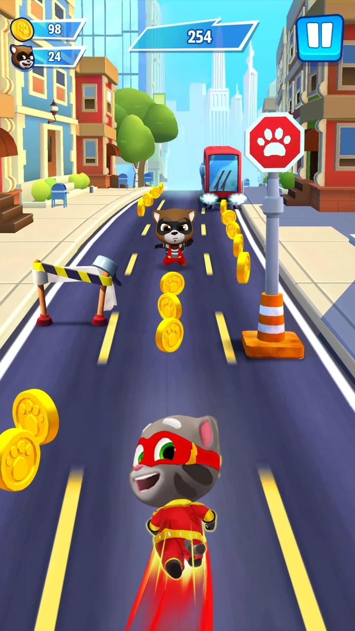 Talking Tom: Hero Dash Run