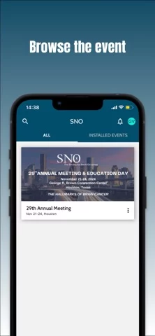 SNO Scientific Events