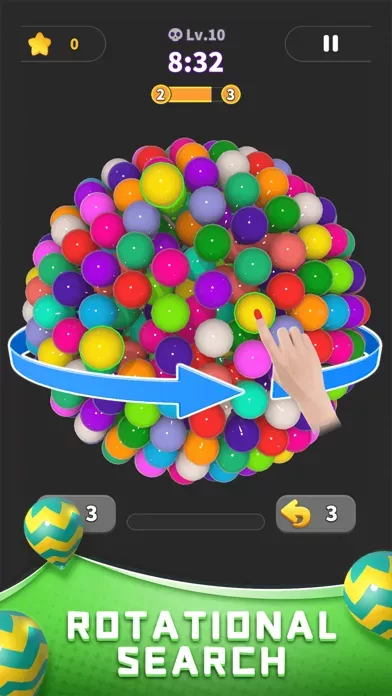 Balloon Master 3D: Три в ряд