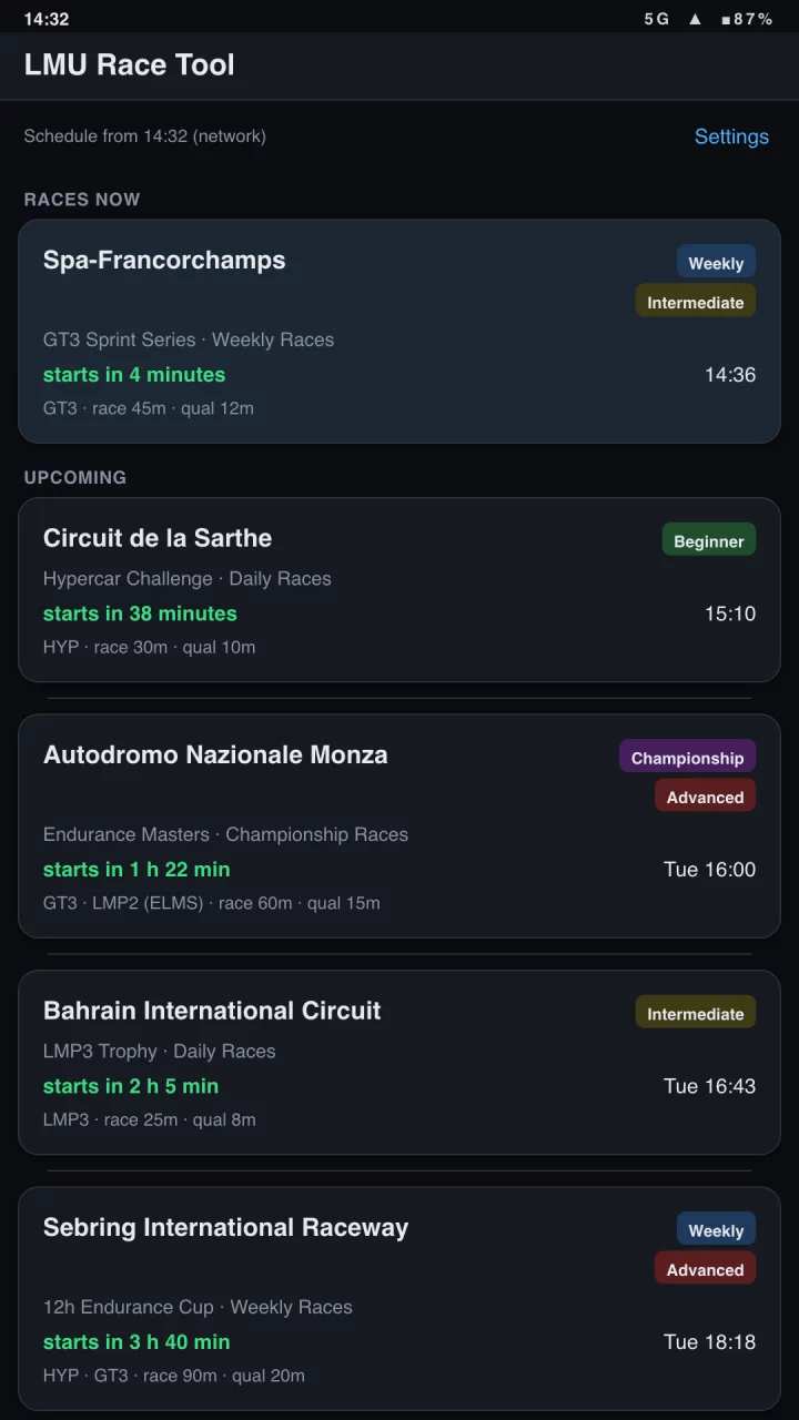 LMU TOOL for Le Mans Ultimate