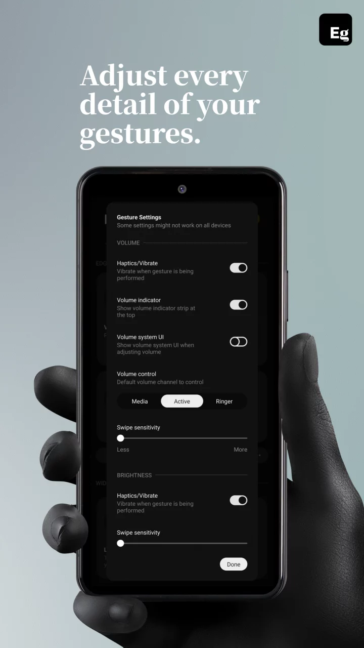 Edgest Edge Gestures & Control