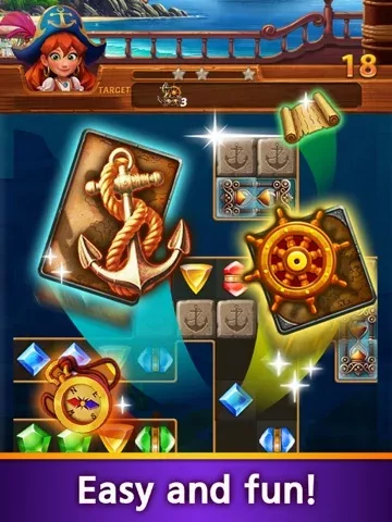 Jewels Uncharted:Match3 Puzzle
