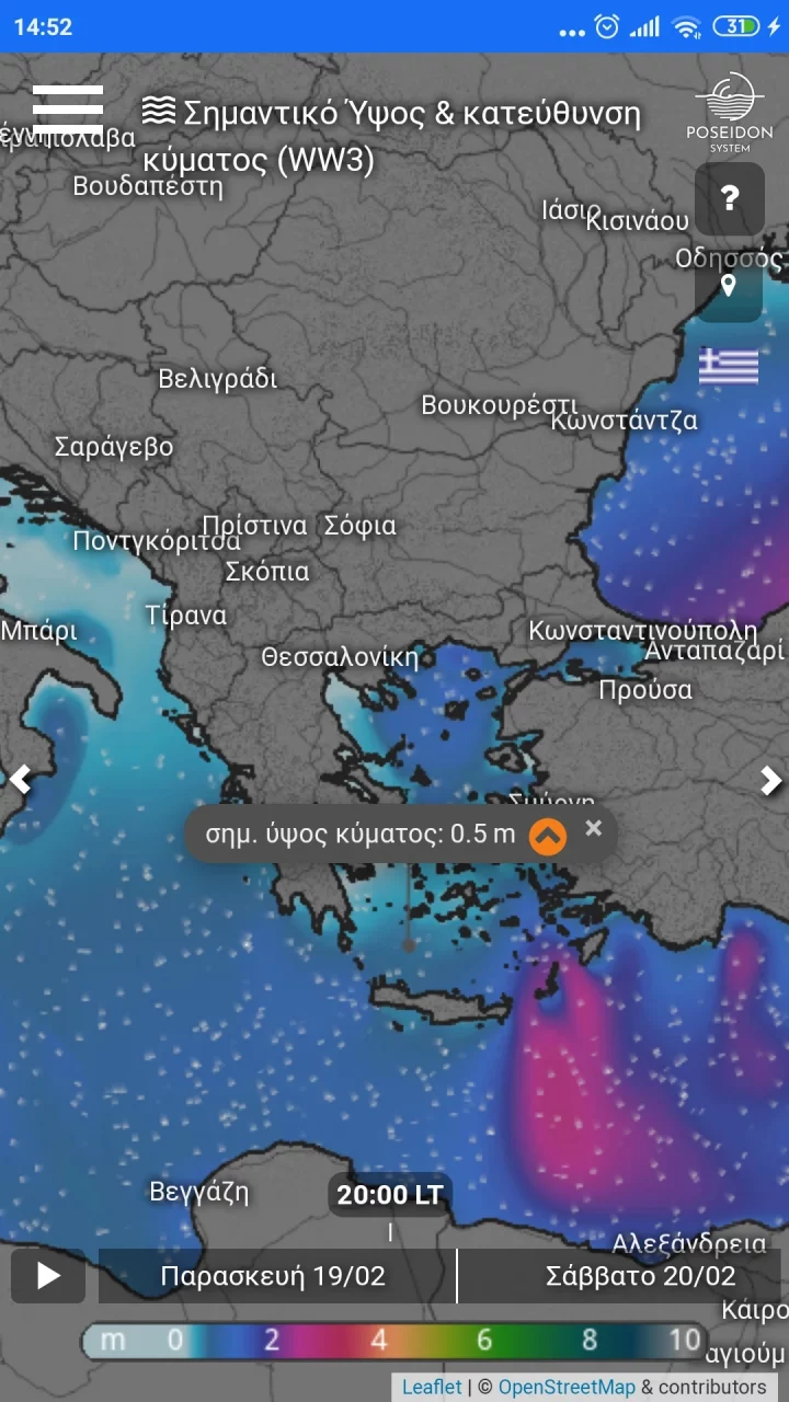 POSEIDON System Weather