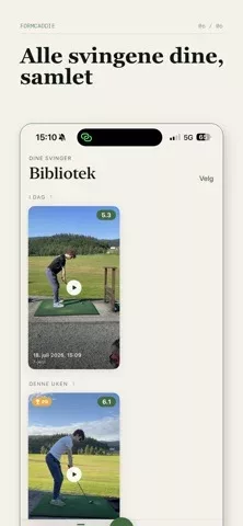 FormCaddie – AI-golftrener