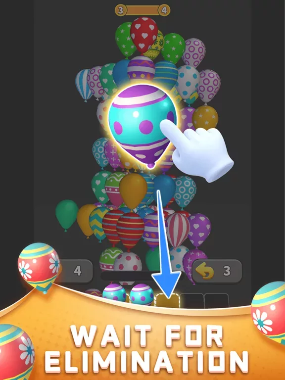 Balloon Master 3D: Три в ряд
