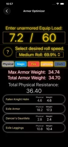 Dark Souls 3 Armor Optimizer