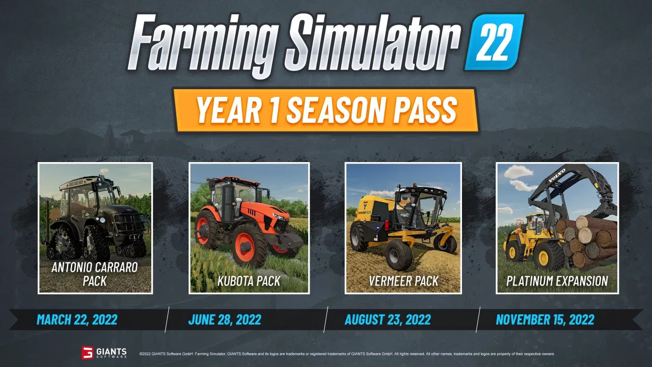 Farming Simulator 22: Year 1 Season Pass
