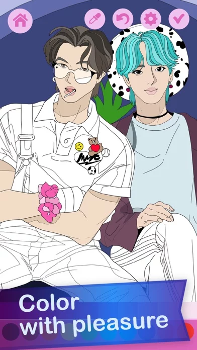 Kawaii Anime Coloring Book