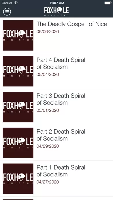 Foxhole Ministry