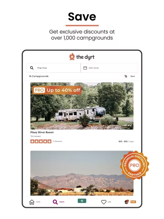 The Dyrt: RV & Free Camping