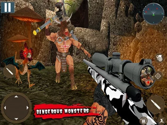 Wild Sniper Monster Game 3D