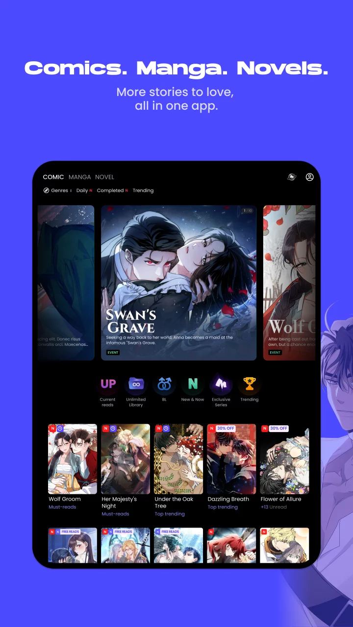 Manta - Manga, Manhwa, Novels