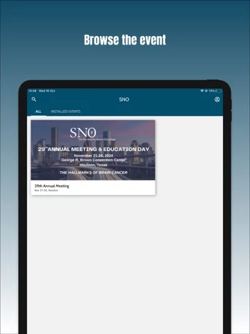 SNO Scientific Events