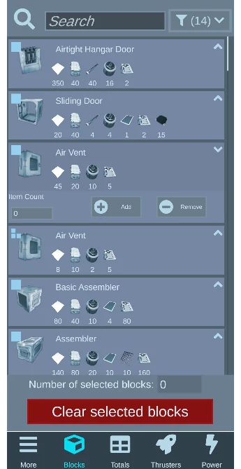 Space Engineers Calculator