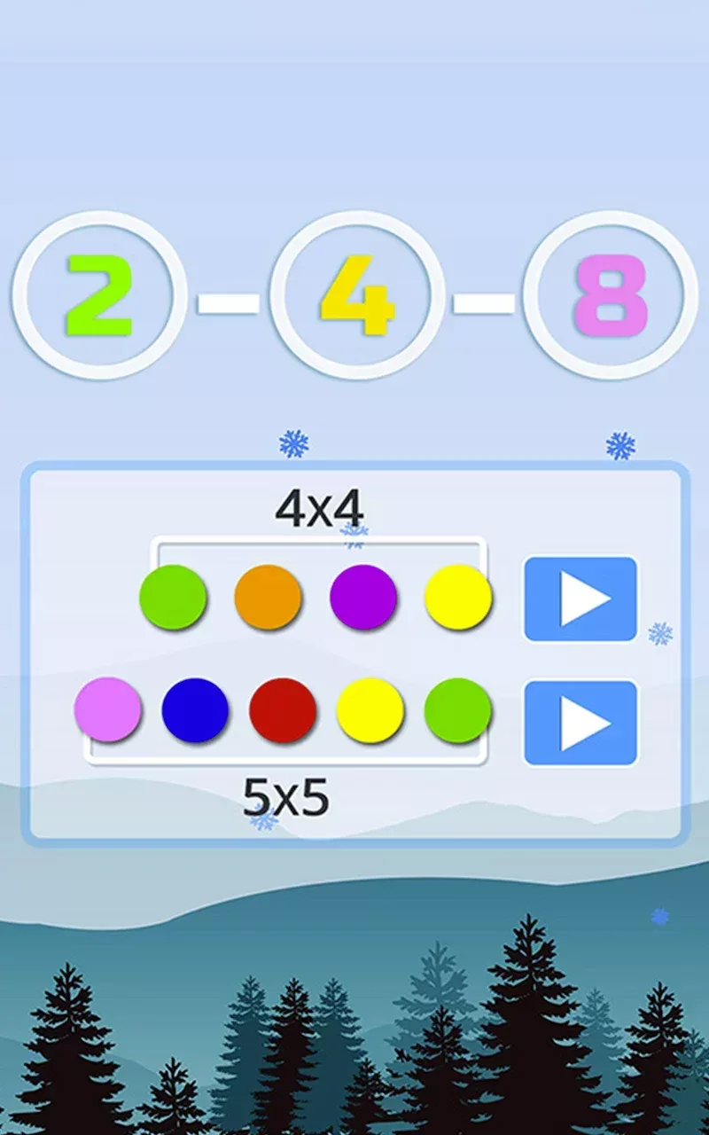 2-4-8 : link identical numbers
