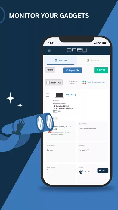 Prey: Tracking & Security