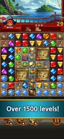 Jewels Uncharted:Match3 Puzzle