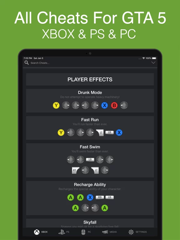 All Cheats For GTA 5