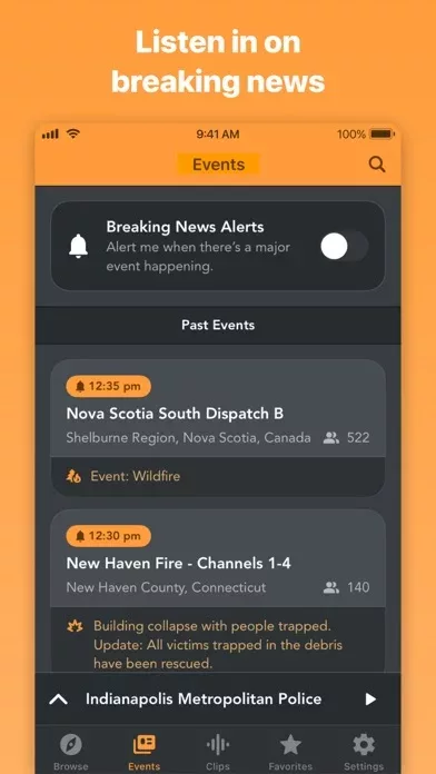Police Scanner Radio & Fire