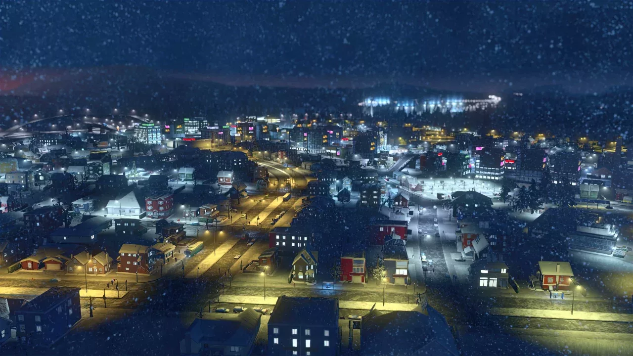 Cities Skylines - Snowfall