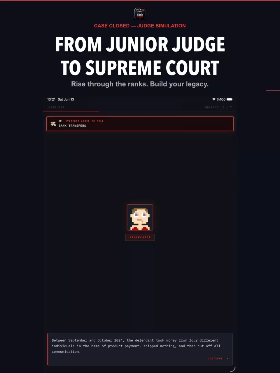 Case Closed: The Bench
