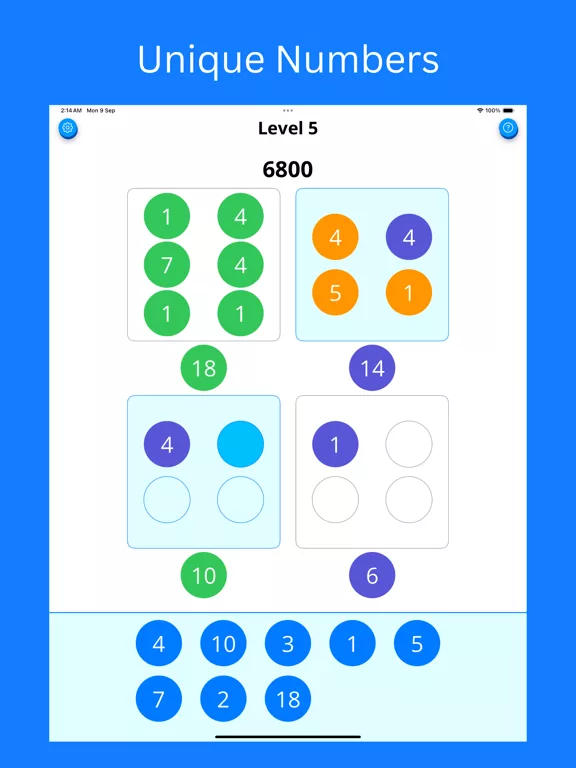 Number Quads - Math Puzzles